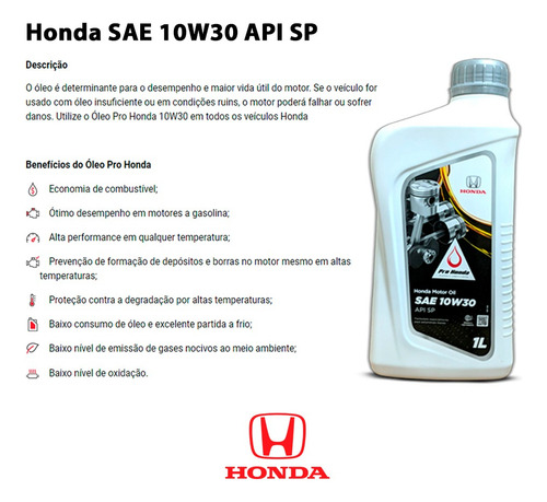 4l Oleo 10w30 E Filtro Civic 1.7 16v 2002 2003 2004 2005 06