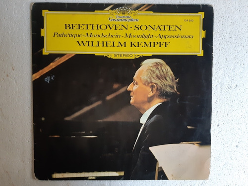 Disco Lp Beethoven / Pathetique, Appassionata / W. Kempff 