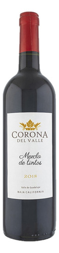 Vino Tinto Corona Del Valle Mezcla De Tintos 750ml