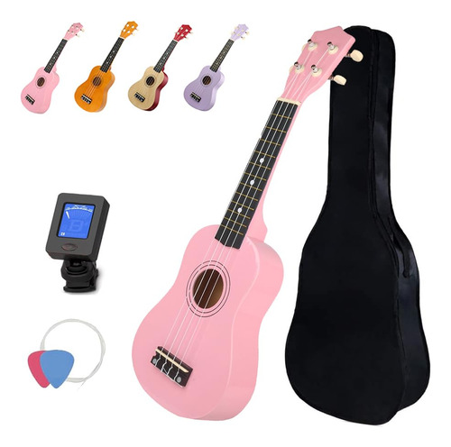 Ukelele Soprano Para Principiantes, Ukelele De Guitarra Pequ