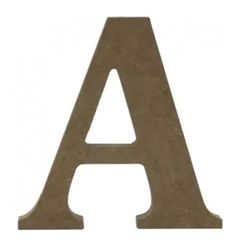 comprar Letras Numeros 25cm Mdf 3mm - 17 Letras
