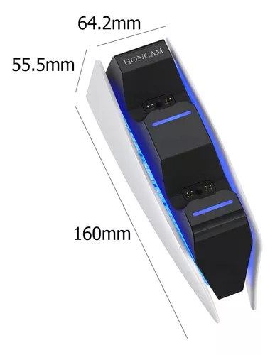 Base de Carregamento Rapido para 2 Controles Dualsense de