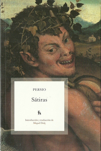 Persio Satiras, De Miquel Dolc. Editorial Gredos En Español