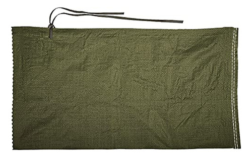 Sacos De Arena Vacíos De Color Verde Militar Con Corbatas (d