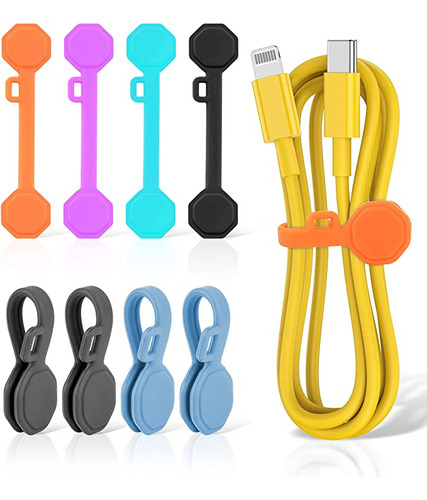 Clips Organizadores De Cables Magneticos (8u.)