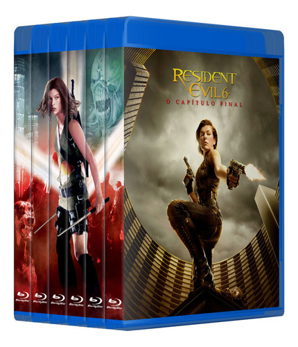 Resident Evil - Todos Os Filmes Em Blu-ray 1080p