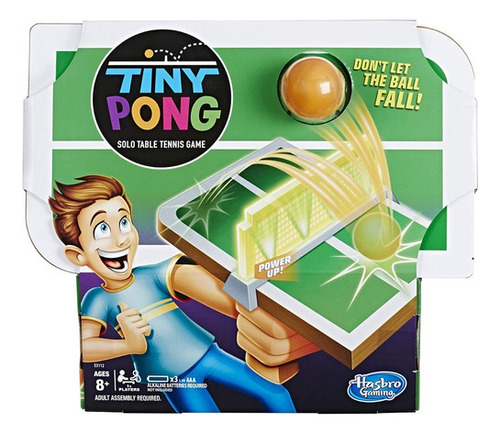Tiny Pong Tenis De Mesa Hasbro Original E3112
