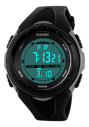 Reloj De Silicona Skmei 1025 Impermeable Con Esfera Grande P