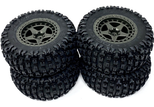 Arrma Set 4 Llantas Hex 14mm Fortress Sc Tipo Traxxas Slash