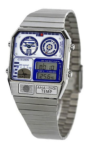 Reloj Hombre Citizen Star Wars Clásico R2-d2 Jg2117-51a