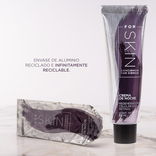 For Skin - Crema Facial De Noche Con Retinol 60 Ml