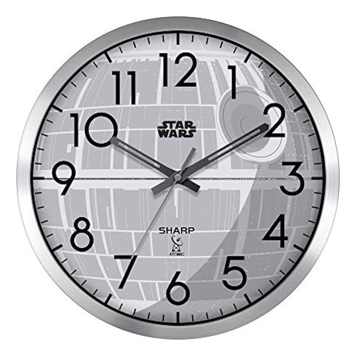 Sharp Star Wars Death Star Reloj De Pared Atómico - 12  Acab