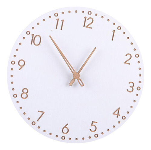 Reloj De Pared De Madera Reloj Decorativo Silencioso Para A