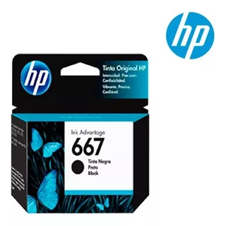 Tinta Hp 667 Negro 2775 / 4175/ Deskjet Ink 2376