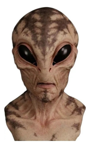 Máscara De Halloween 2023 Alien Látex Realista Color Type1