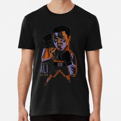 Remera Muhammad Ali Cartoon Champ Clásico E Algodon Premium