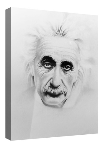Cuadro Decorativo Canvas Moderno Bosquejo De Albert Einstein