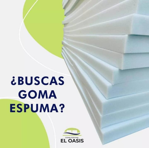 Goma Espuma Blanca Lamina 100x195 8'' El Oasis