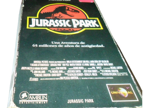 Vhs Jurassic Park