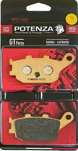 Pastilhas De Freio Traseira Z750 Z 750 Potenza 174