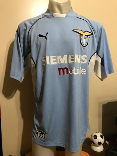 Camiseta Lazio Italia 2001 2002 Crespo #10 Argentina River