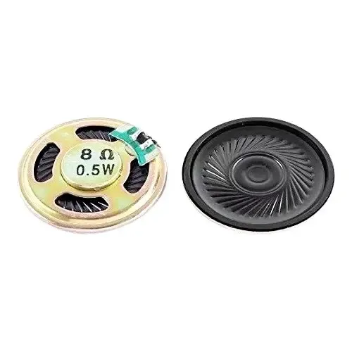 10 Pezzi Altoparlante Magnetico 50 Mm 0.5W 50 Ohm, Altezza 8 Mm, Per Progetti Fai-da-te Elettronici