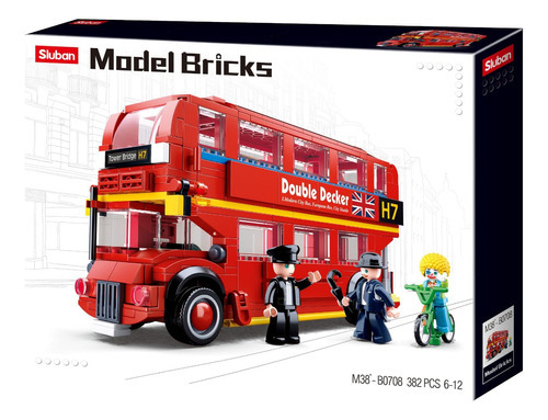 Sluban - Modelbricks Omnibus De Londres. 382 Piezas