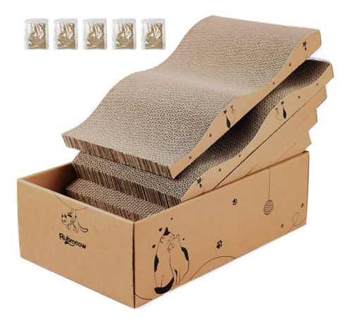 Rascador De Carton Para Gatos Caja De Carton Para Gatos De I