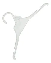 Comprar 100 Perchas De Plástico Para Bebe Ropa Infantil Bretel 25cm
