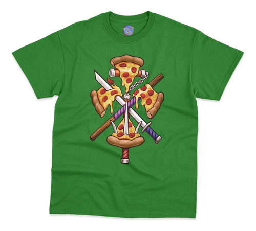 Playera Tortugas Ninja Rafael Donatello Leonardo Pizza