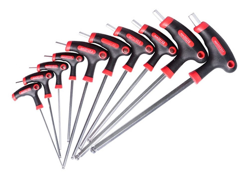 De 10 Llave Hexagonal Mango Allen Torx Atornillador Para