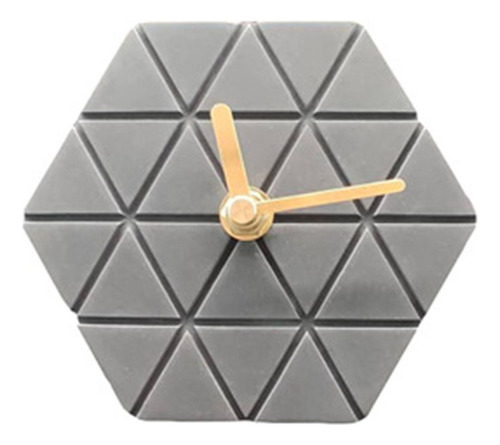 Reloj De Mesita De Noche Mudo Cement Clock Simple Personalit