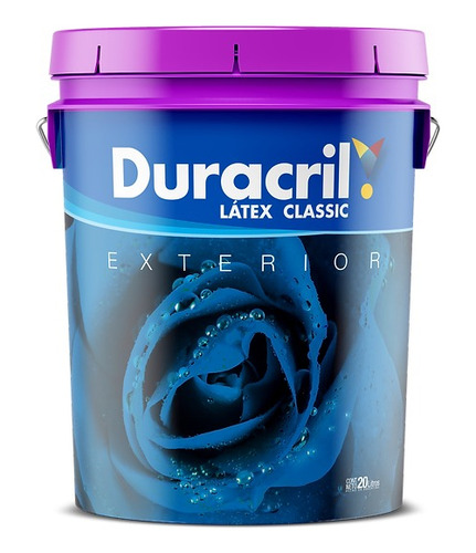 Pintura Duracril Látex Classic Exterior Blanca X 20lts