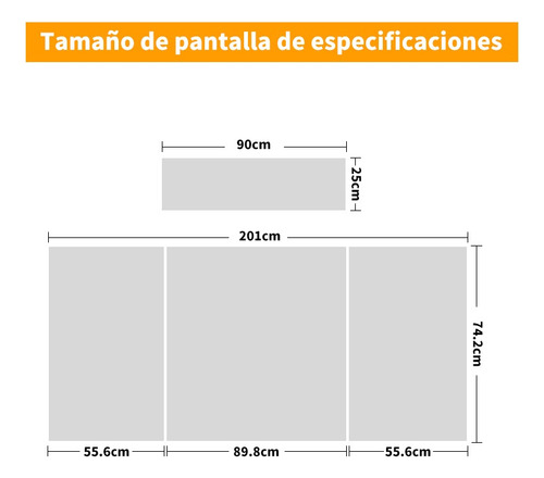 Portable Mesa Promocional Premium Simple Counter 195×90 Cm