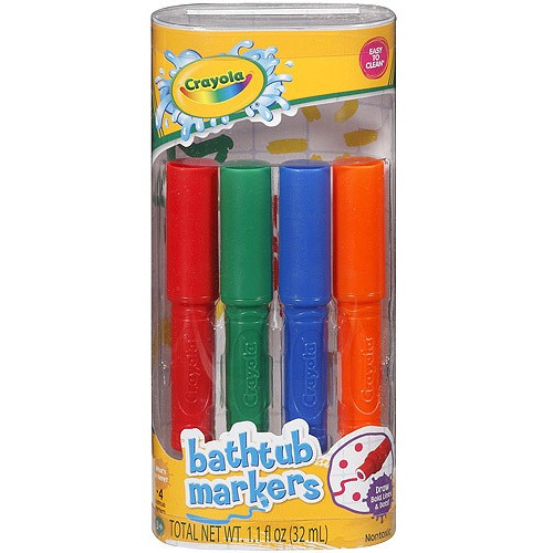 Crayola Marcadores De Bañera Cuenta 4 1.1 Onzas