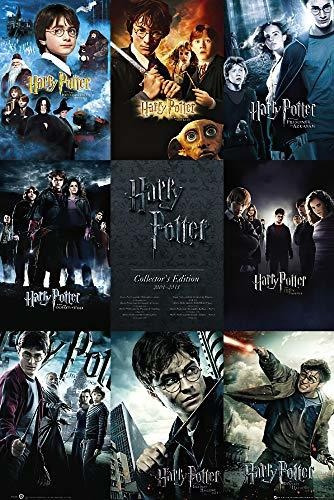 Pósteres - Harry Potter 1-7 - Póster De Película (collage De