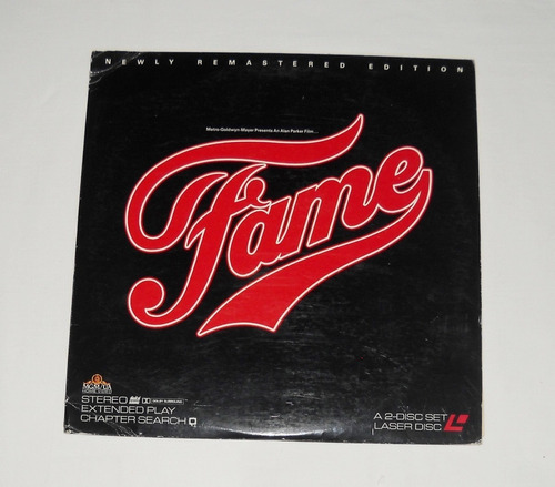 Fame Alan Parker 2 X Laser Disc Usa