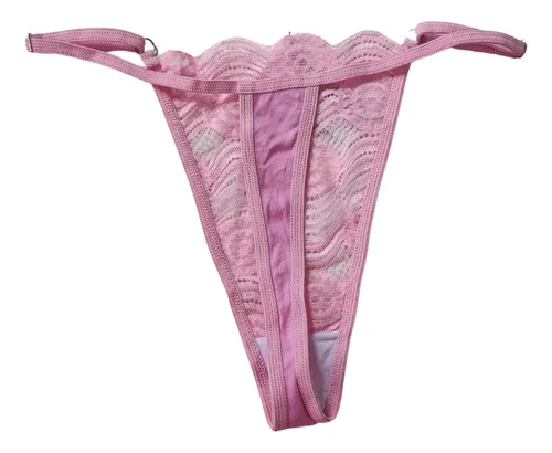 Pack X 6 Cola Less Tanga Algodón Lycra Tiras Regulables