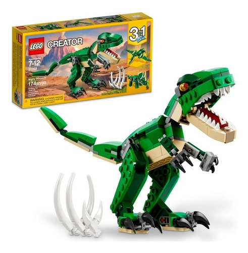 Lego Creator Dinosaurio Trex Set 3 En 1 Juguete Construccion