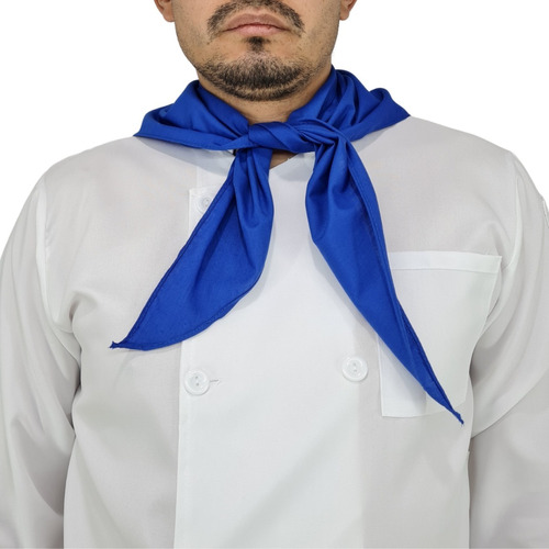 Pañuelo Pico Para Chef Azul Rey
