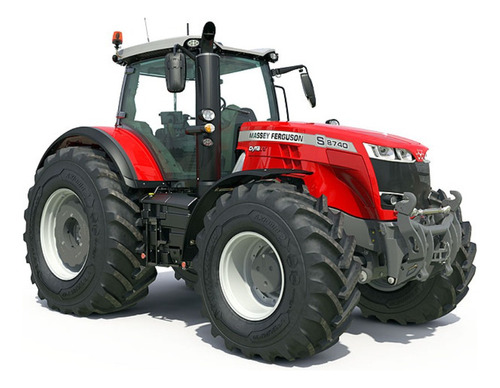 Lzl Modelo De Tractor De Aleación Massey Ferguson 8740s 1:32