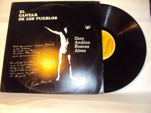 Vinilo Lp 111 El Cantar De Los Pueblos Coro Andino Buenos 