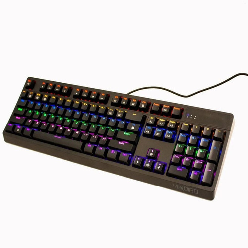 Nuevo Teclado Gamer Yindiao Rgb Switch Azul K300 Gdchile