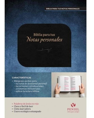 Biblia Para Tus Notas Personales Nvi Piel Italiana