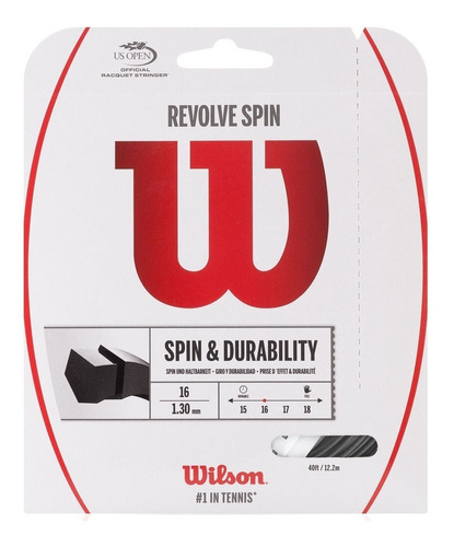 Set De Cuerda Wilson Revolve Spin 16 Gris