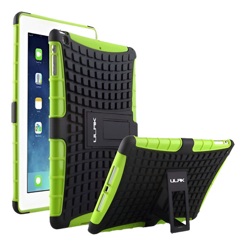 Ulak Choque Absorbente Doble Capa Soporte Funda Para iPad 1 