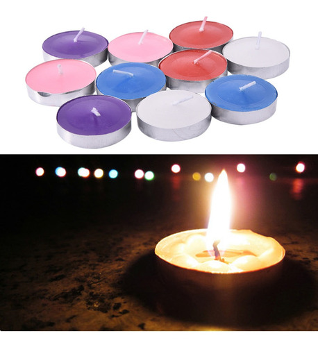 8 Pacote De Velas - Vela Rechaud Decorativa Kit 80 Unidades Namorados