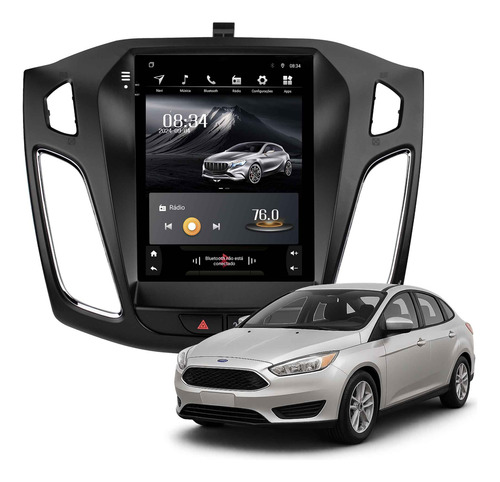 Multimídia Tesla Soaudio S8 Line Focus 2014/2019 4+64gb 9.7p
