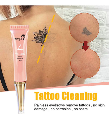 Crema Para Eliminar Tatuajes, Permanente Y Útil, Para Elimin Color 4pc