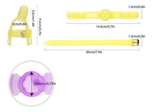 Protector De Silicona Ajustable Pulgar Chupando Dedo Morder